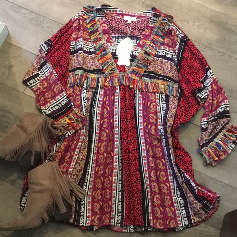NWT BOHO TUNIC